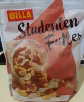 Mängden socker i Billa Studentenfutter