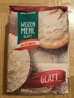 Mängden socker i Weizenmehl glatt 1kg, Merkur IG