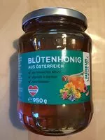 Mängden socker i Blütenhonig 950g, Merkur IG