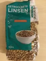 Mängden socker i Getrocknete Linsen 500g, Merkur IG