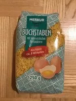 Mängden socker i Buchstaben 250g, Merkur IG