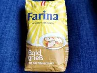 Mängden socker i Gries Farina Hartweizengrieß