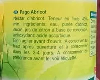 Mängden socker i Pago Abricot 20CL (Pack De 12)