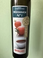 Mängden socker i Würzsauce No 1