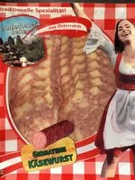 Mängden socker i gebratene Käsewurst