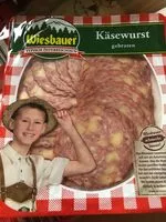 Mängden socker i Gebratene Käsewurst