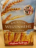 Mängden socker i Weizenmehl Vollkorn