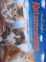 Mängden socker i Vollmilchschokolade "katzenzungen"