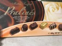Mängden socker i Pralinés
