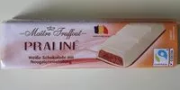 Mängden socker i Pralinenriegel White In Der 75g Packung Von Maître Truffout