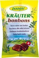Mängden socker i Bonbons aux extraits de plants