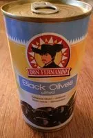 Mängden socker i Schwarze Oliven - Entsteint 350g Dose Don Fernando