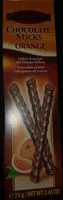 Mängden socker i Chocolate Sticks ORANGE 75g Maître Truffout