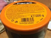 Mängden socker i Haselnuss-nougat-creme 600g Bierglas Piacelli