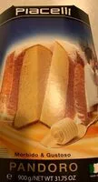Mängden socker i Hefekuchen "pandoro Classico" 900g Packung Piacelli