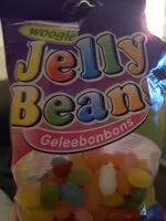 Mängden socker i Jelly Beans Im 250g Beutel Von Woogie