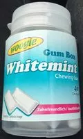 Mängden socker i Kaugummi "whitemint" Zuckerfrei 64,4g Plastikdose Woogie