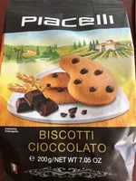 Mängden socker i Piacelli Koek Biscotti Cioccolata