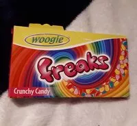 Mängden socker i Woogie Freaks - Crunchy Candy