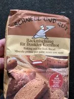 Mängden socker i Backmischung Dunkles Kornbrot