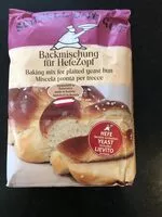 Mängden socker i Backmischung für HefeZopf