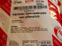 Mängden socker i Kärntner Gemüsesuppe