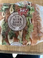 Mängden socker i Bio Mehrkorntoast