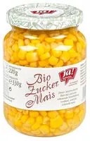 Mängden socker i Bio Zucker Mais