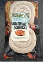 Mängden socker i Bratwurst Schnecke