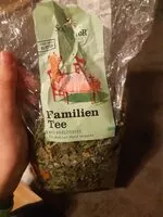 Mängden socker i Familientee