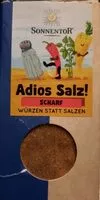 Mängden socker i Adios Salz (Bio-Gemüse-Kräutermischung ohne Salz)