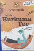 Mängden socker i Milder Kurkuma Tee
