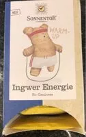 Mängden socker i Ingwer Energie