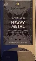 Mängden socker i Kräutertee heavy metal