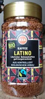 Mängden socker i Kaffee Latino,  BIO löslicher Bohnenkaffee gefriergetrocknet