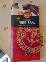Mängden socker i Schweizer Zartbitterschokolade Noir 58%