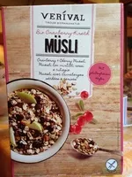 Mängden socker i Bio Cranberry-Kirsch Müsli glutenfrei