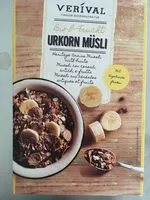 Mängden socker i Urkorn Muesli aux fruits
