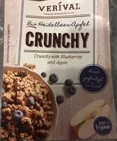 Mängden socker i Crunchy with blueberries and apple