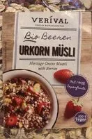 Mängden socker i Urkorn musli