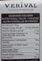 Mängden socker i Porridge myrtilles pommes
