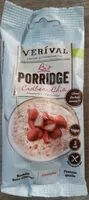 Mängden socker i Porridge Erdbeer chia
