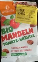 Mängden socker i Bio Mandeln Tomate-Kräuter