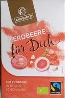 Mängden socker i Bio Erdberren in Beerenschokolade