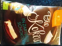 Mängden socker i Bio Kokos in Zartbitter Schokolade