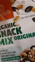 Mängden socker i Organic Snack Mix Original