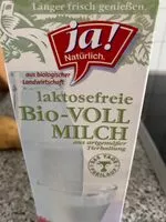 Mängden socker i Laktosefreie Bio Vollmilch