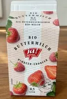 Mängden socker i Bio Buttermilch Himbeer-Erdbeer