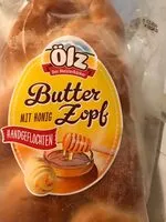Mängden socker i Butterzopf mit Honig