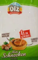 Mängden socker i mini Schnecken Haselnuss